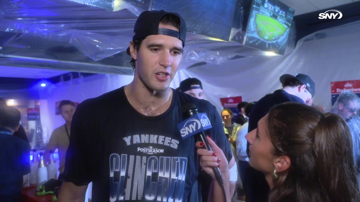 "This is what all the work is for - these are my guys, these are my brothers" Spencer Jones tells Niki Lattarulo he had goosebumps all night playing at Yankee Stadium