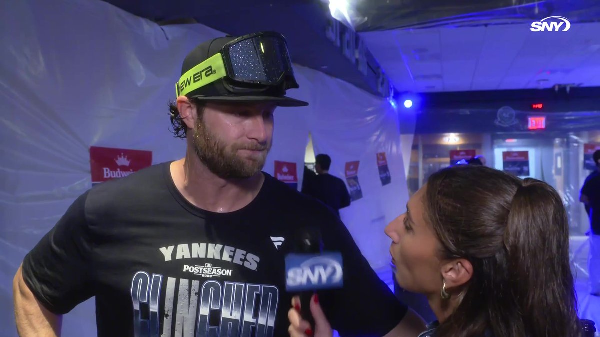 "I haven't pitched in a while, so I'm looking forward to getting back out there" Gerrit Cole looks ahead to the Yankees' ALDS matchup with the Rays with Niki Lattarulo