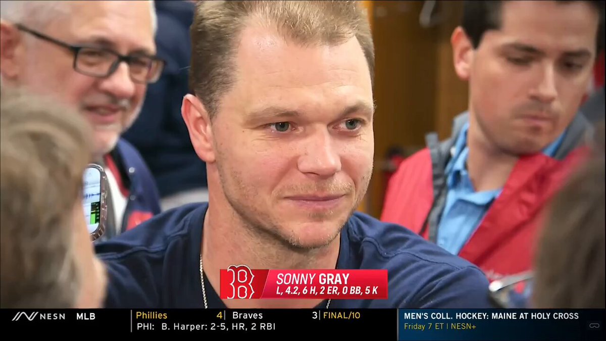 Sonny Gray says he hasn't had a conversation with Chad Tracy about the decision to pull him yet.