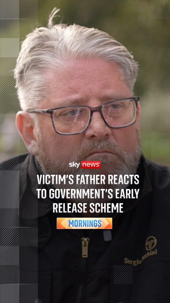 Hundreds of prisoners will be freed today under the early release scheme. Tim Edwards has campaigned against it after learning the person who was convicted of assisting his daughter's killer will be released. Watch Mornings from 7am, with special coverage on the release scheme