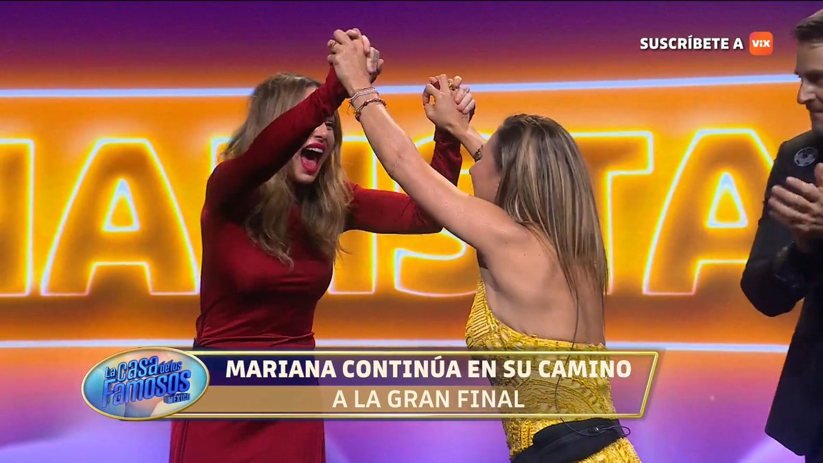 #Mariana también continúa en competencia para la gran FINAL. 🚨 Recuerda que puedes ver a tu HABITANTE FAVORITO 24/7 🔥🔥 ¡Suscríbete a @ViX con planes desde $149 al mes! 👉 🏠 #LaCasaDeLosFamososMx, también DISPONIBLE en #LasEstrellas y #Canal5