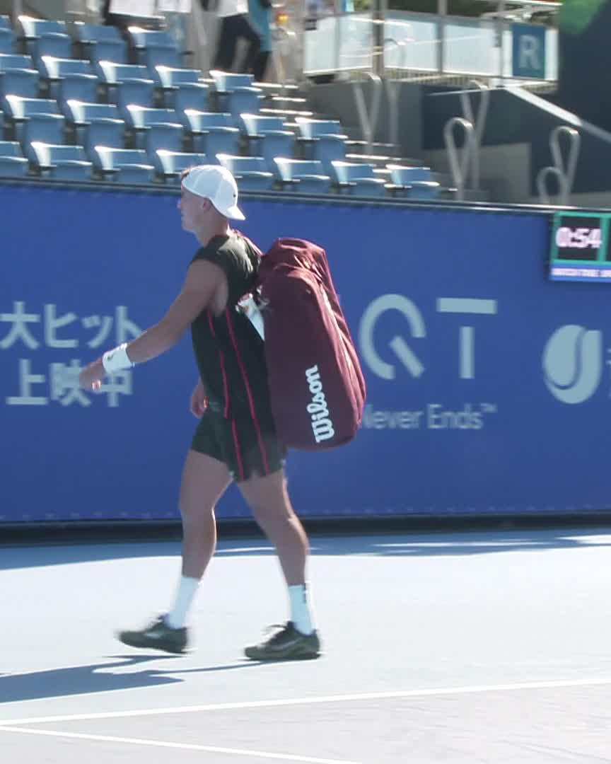 Great to have you back on tour Holger 🙌 #japanopentennis