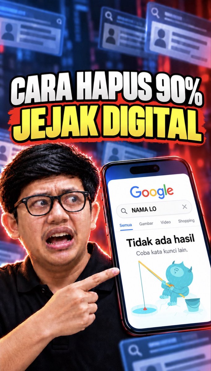 Cara menghilang dari internet