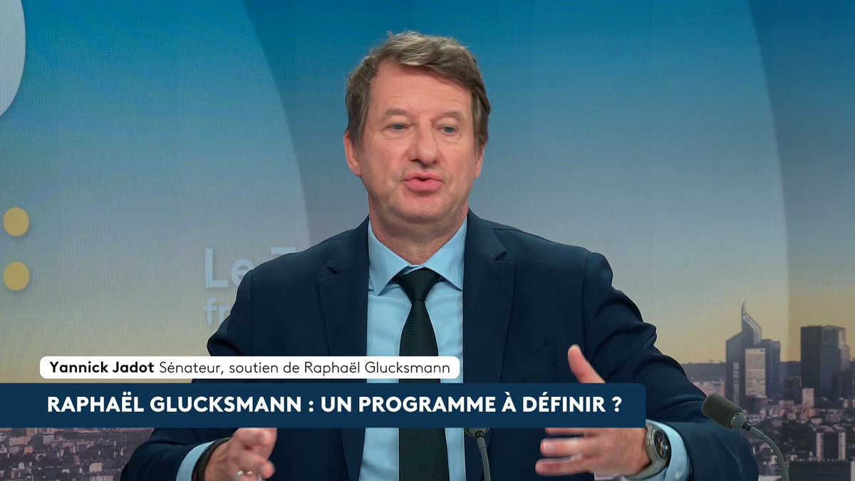 🔴 🗣 "Raphaël Glucksmann doit continuer à se révéler", assure le sénateur Yannick Jadot, soutien du leader de Place publique, très attendu lors du second débat de la primaire à gauche, qui a lieu ce soir sur France 2. #canal16