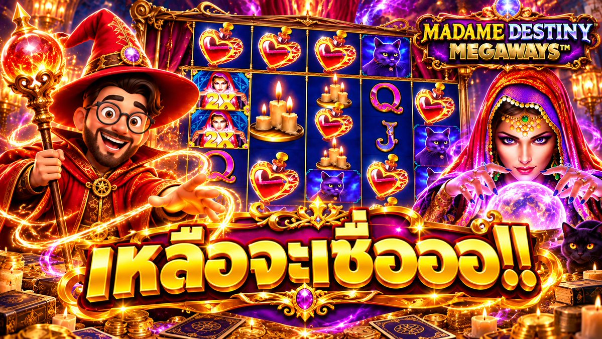 เกมนี้มันไม่เคยเป็นแบบนี้ เป็นไปได้ไง เหลือจะเชื่อ !!! Madame Destiny Megaways - pragmatic play #เฮียริชสวิตเซอร์แลนด์