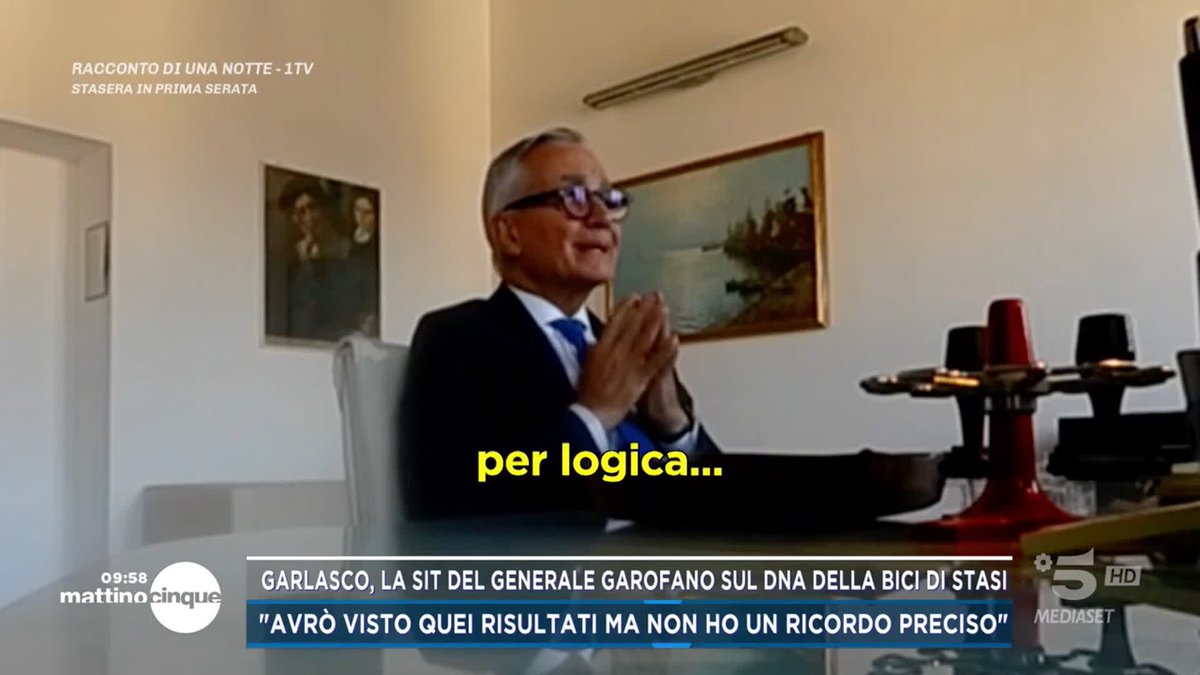 #Garlasco, la sit del generale Garofano sul DNA della bici di Stasi: "Non ho un ricordo preciso" #Mattino5