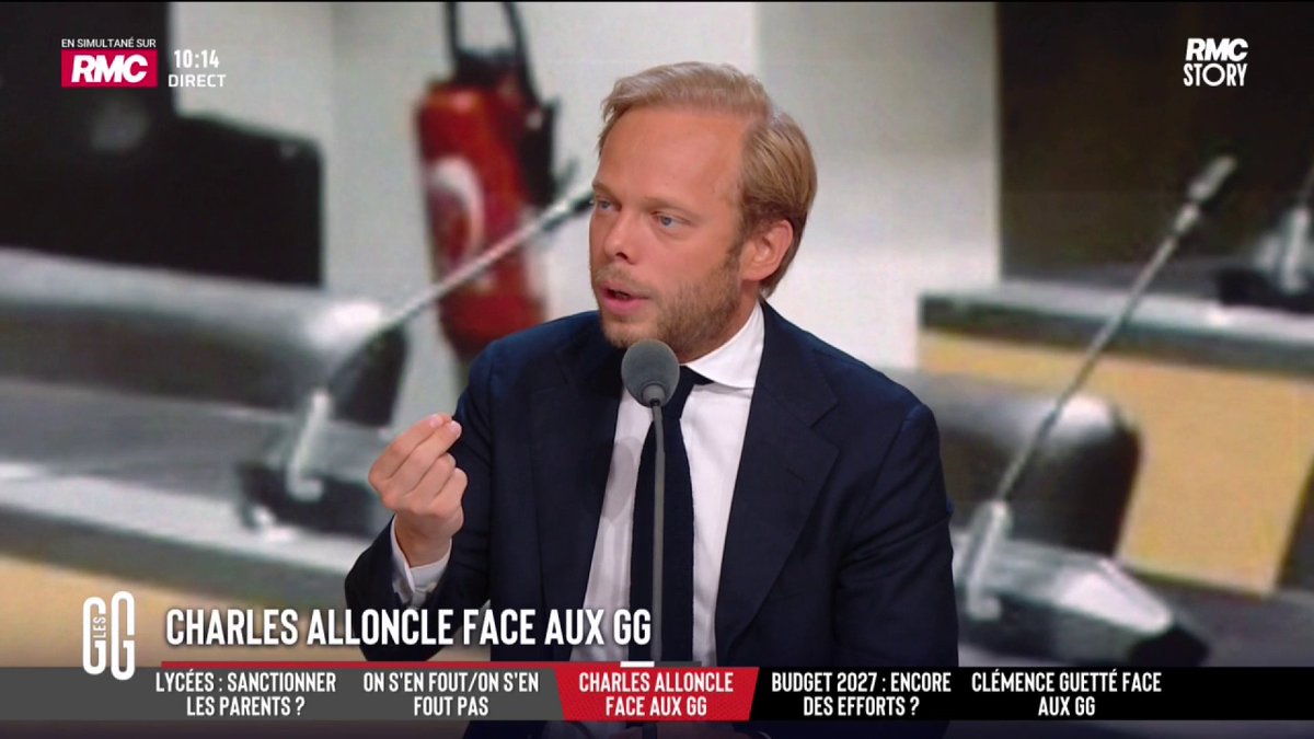 🎙️ Charles Alloncle, député UDR : "Quand vous attribuez un contrat d'émission à une société de production, il n'y a pas de règle de passation de marché public. De C à vous à N'oubliez pas les paroles, c'est du copinage, il n'y a pas de mise en concurrence." #GGRMC