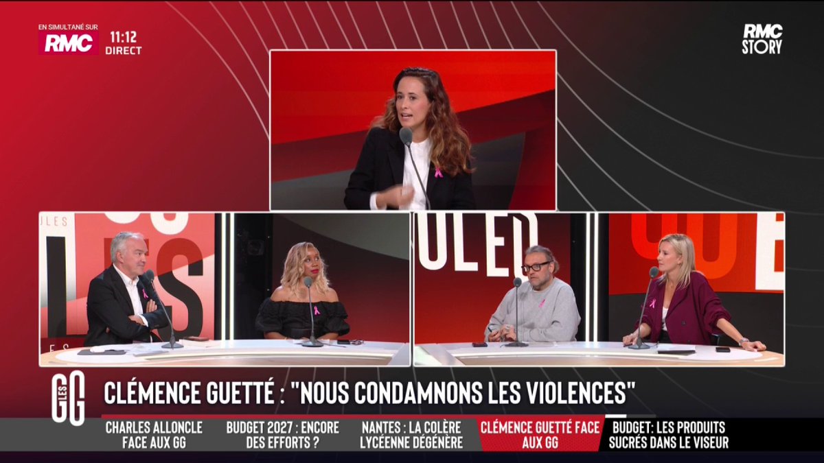 🎙️ Olivier Truchot : "Le mouvement des lycéens n'est pas instrumentalisé par les Insoumis ?" 🎙️ Clémence Guetté, députée LFI : "Bien sûr que non !" 🎙️ Olivier Truchot : "Comment ça se fait que le président de l'Union syndicale lycéenne était sur une liste insoumise et que l'ancien s'appelait Louis Boyard ?" #GGRMC
