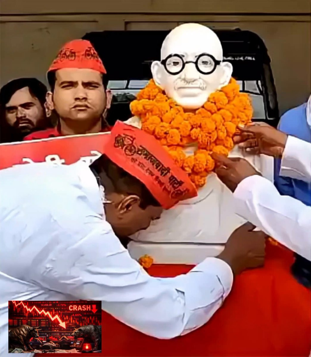 Stock market investors losing millions on the eve of Gandhi Jayanti