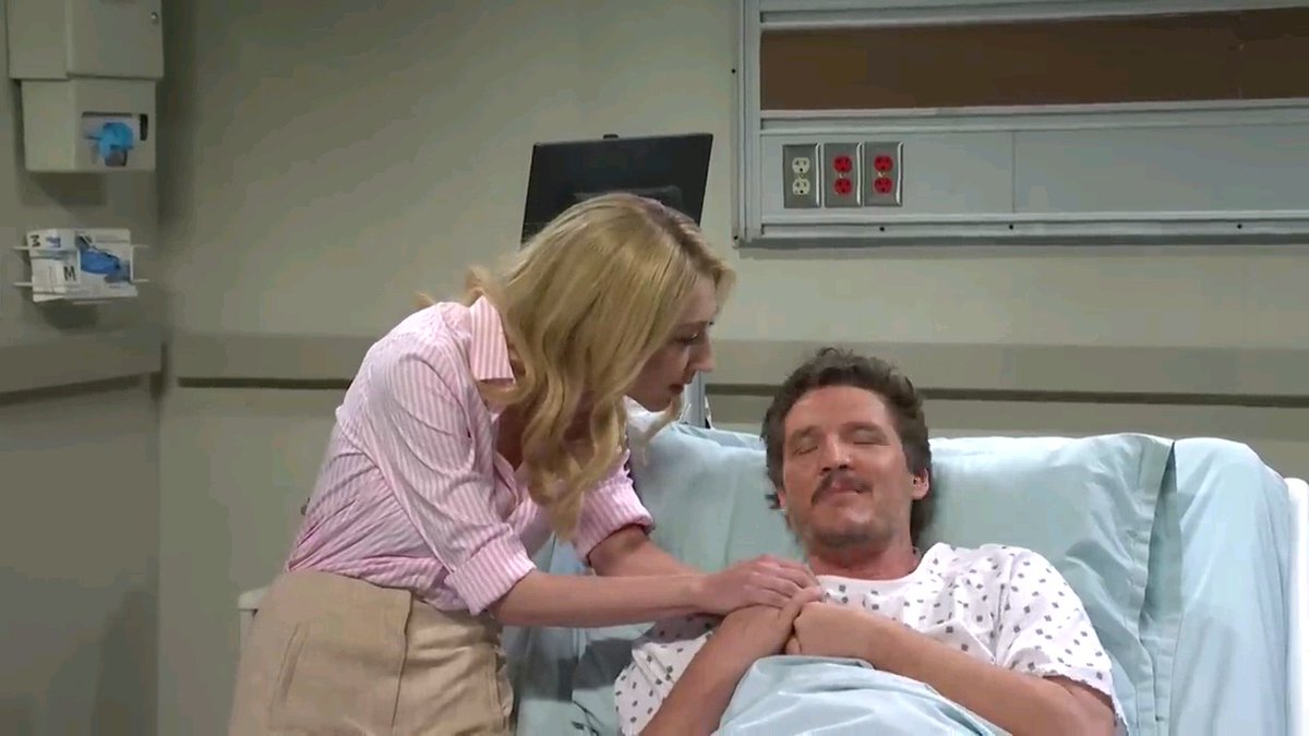 I love that pedro tried to keep going but clearly wants to laugh and breaks a bit, god he's having fun and I love it