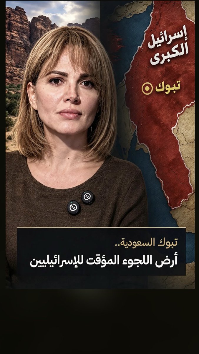 موسى لجأ لتبوك مؤقتا… والبارحة الإسرائيليين لجأوا إلها مؤقتا. السؤال: لأي درجة نتنياهو بيتمنى إنو هاللجوء ما يضلّ مؤقت؟ 👇 #تبوك #فلاي_دبي #إسرائيل_الكبرى #نيوم