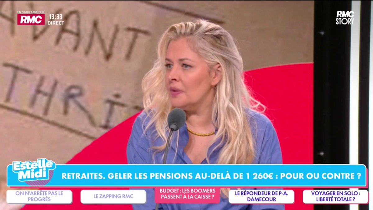 💶 Retraites : geler les pensions au-delà de 1 260€ 🎙️ Carine Galli : "Je défendrai toujours les retraités ! Faire croire qu'à 1 260€, on peut vivre bien, c'est faux ! Les retraités ont des mutuelles qui coûtent plus cher, l'Ehpad à financer... Ils ont travaillé toute leur vie"