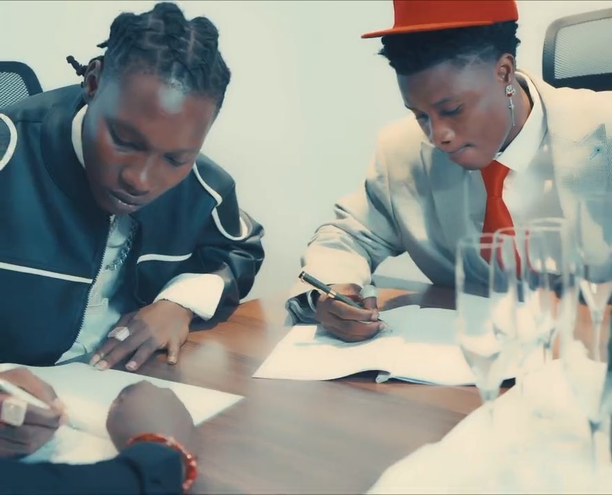 🚨Zinoleesky officially signs his first artist, Waziyung, under his label, Zinodict Music 🤩🔥