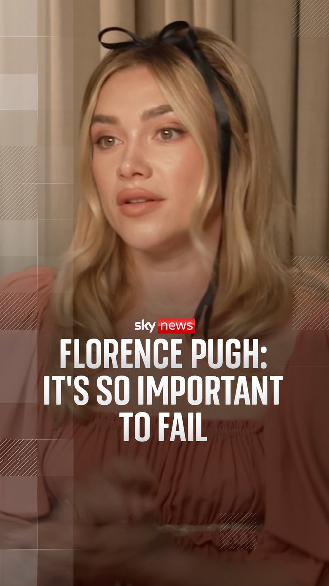 Florence Pugh speaks to Sky's Debbie Ridgard about the importance of failing as she discussed new Netflix series East of Eden ⬇️