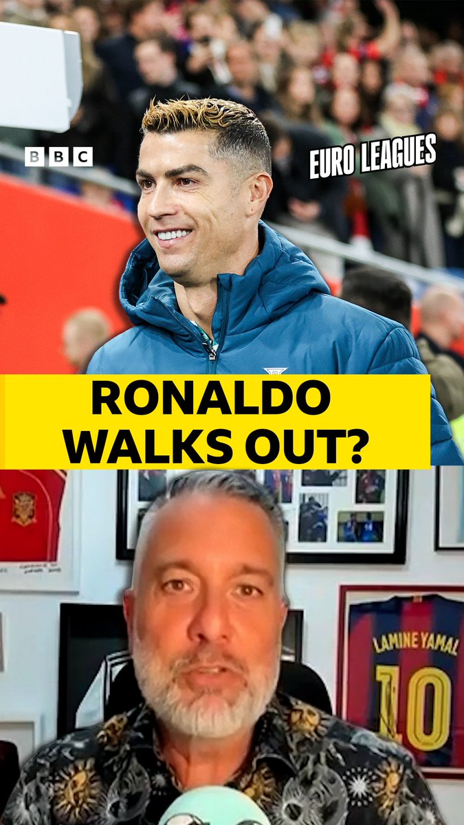 "You don't do that to Cristiano" 👀🇵🇹 🎙️ Guillem Balague on why Ronaldo walked out after being left on the bench #BBCFootball