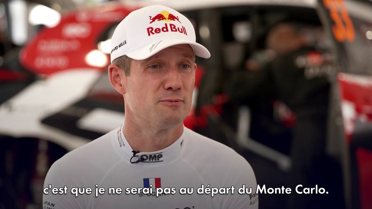 "Je ne serai pas au départ du Monte-Carlo. Le programme risque d'être encore plus partiel" 👀 Avant le début de la dernière manche de la saison en Sardaigne, Sébastien Ogier nous en dit plus sur son avenir en #WRC 🇫🇷