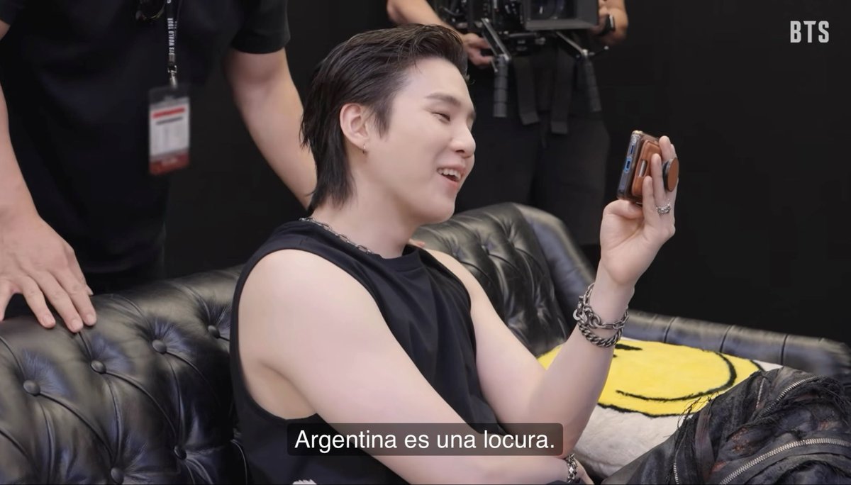 ¡YOONGI, EL FAN NÚMERO UNO DE LA SELECCION! 🇦🇷🙂‍↕️ #SUGA #BTS #방탄소년단 방탄소년단 BTS_official