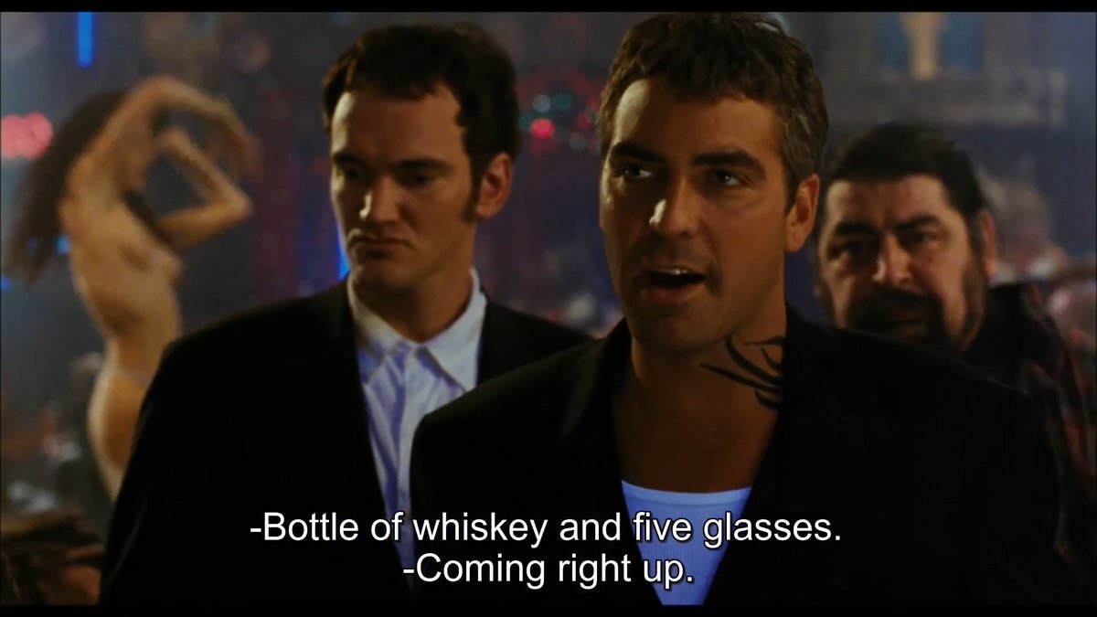 This is a very good scene, and it's not about a good vampire telling some guys to leave. This beast instantly recognizes that these people are dangerous too, even for a place like this. It's like a predator recognizing another type of predator in nature. The director captures that same dynamic in this scene.