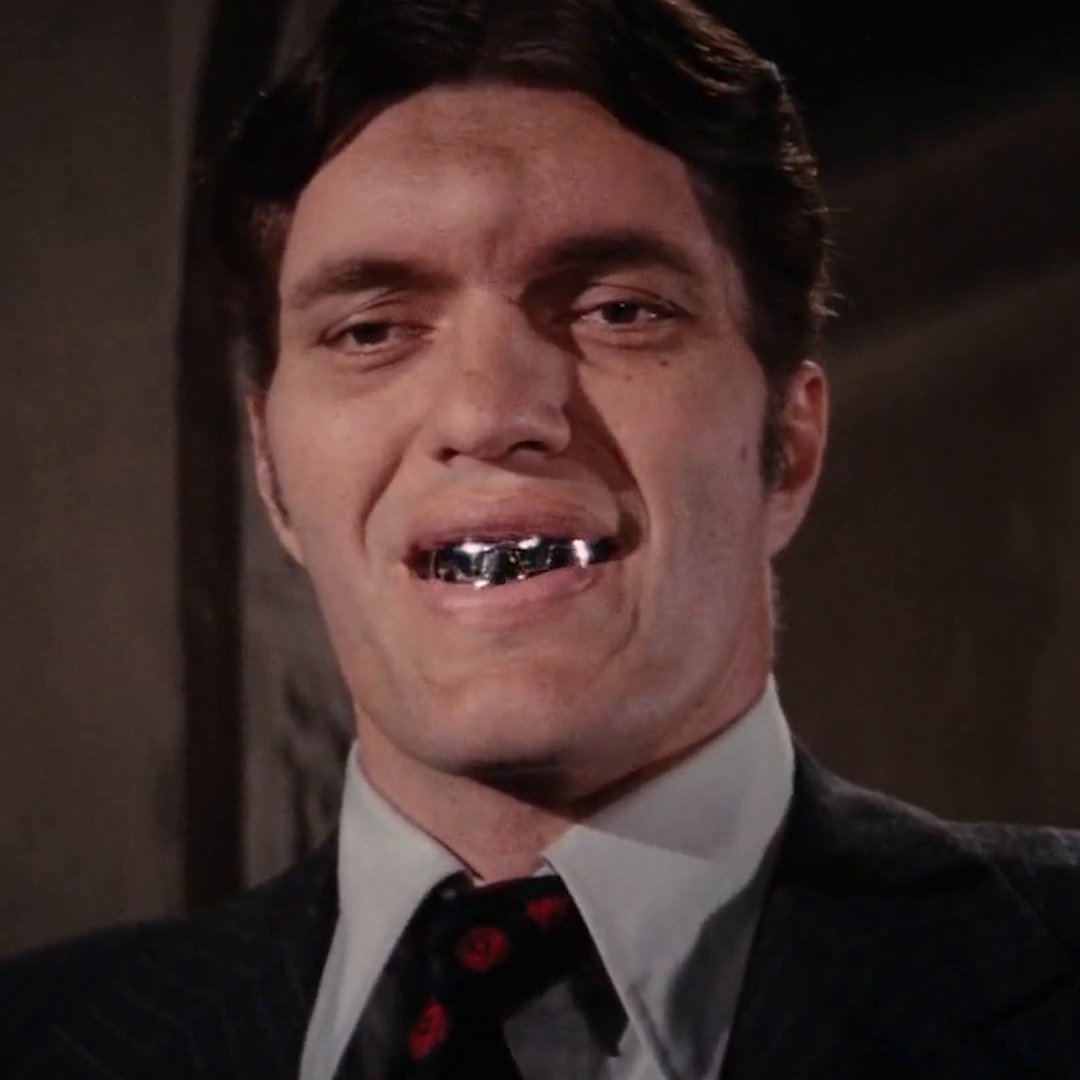 James vs Jaws. On this day in 1976, Richard Kiel began filming his role as Jaws in THE SPY WHO LOVED ME.