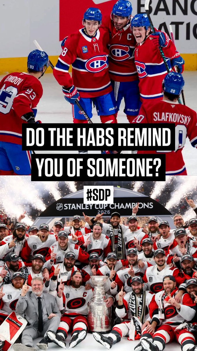 These Montreal Canadiens look very familiar... 👀 #SDP #GoHabsGo