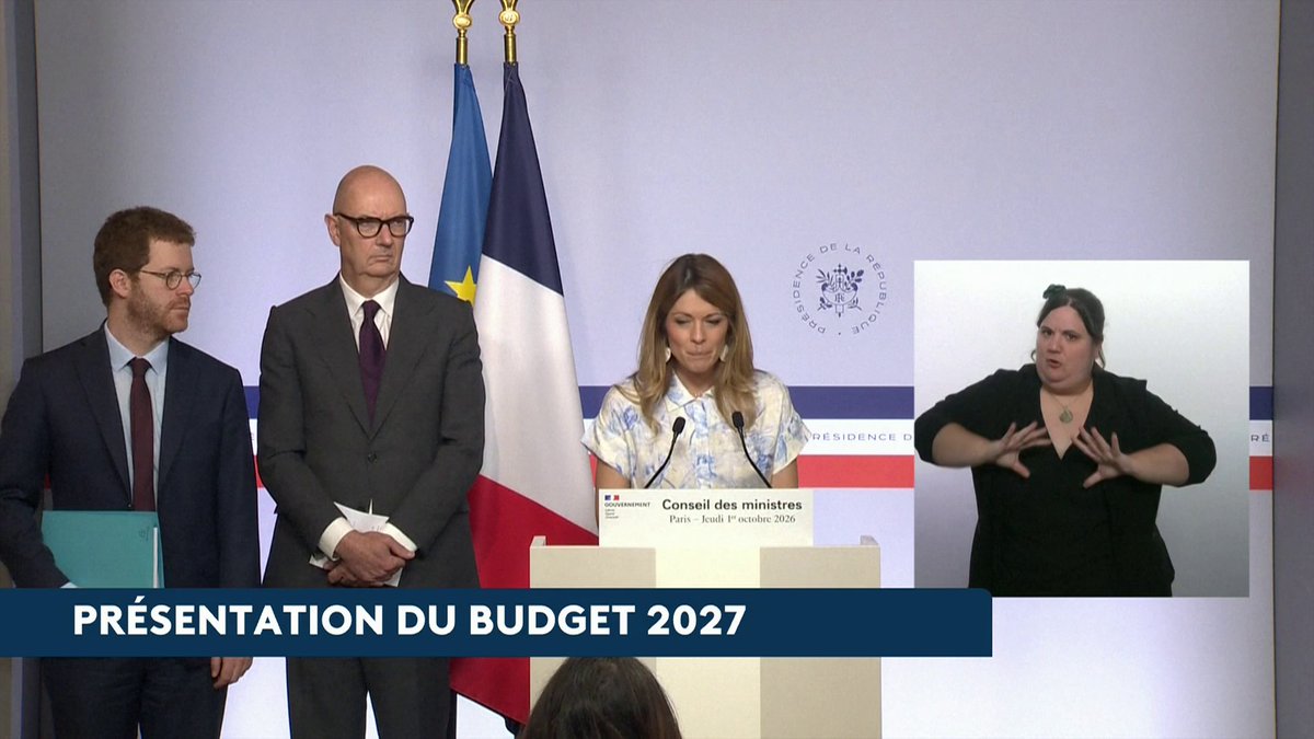 🔴 “Cette copie est une copie de départ. Nous sommes dans une démarche de dialogue“, annonce Maud Bregeon, porte-parole du gouvernement, ministre déléguée à l’Élysée, lors de la présentation du budget 2027. #canal16
