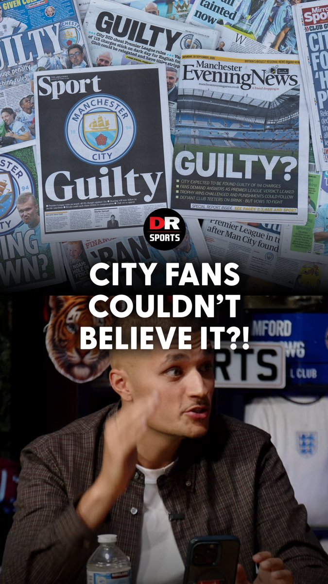 Man City fans were SHOCKED when the 115 charges news broke! 😳 #WeekendPreview