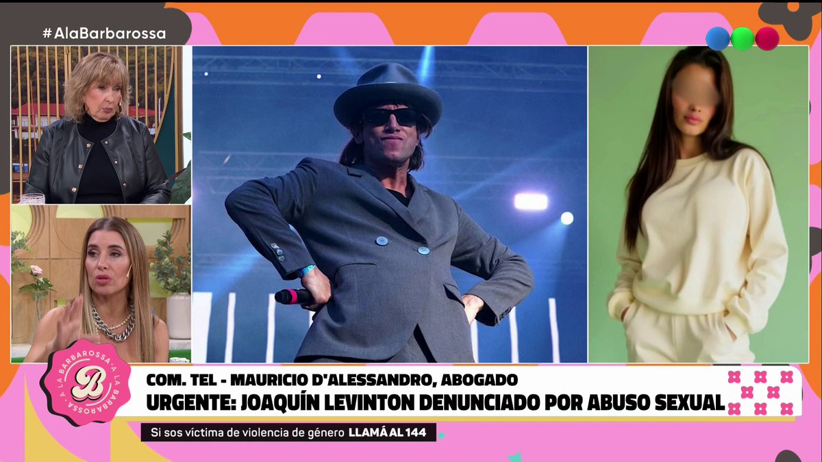 💬 "Tengo un daño psicológico tremendo" Joaquin Levinton acusado de abuso sexual: hablamos con la víctima que inició cargos contra el cantante #ALaBarbarossa ahora en Telefe