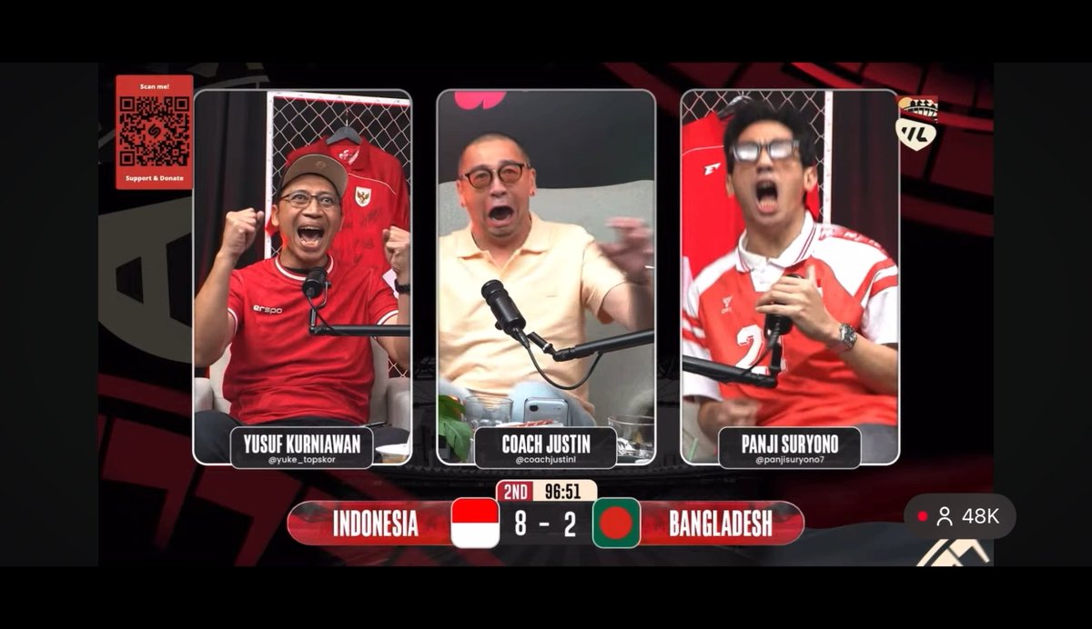 REAKSI GOL KE 9 INDONESIA, GOL PENENTU LOLOSNYA TIMNAS INDONESIA KE FINAL FIFIA ASEAN CUP 2026, GOL KE 5 MITCHELL BAKER! ⚽️⚽️⚽️⚽️⚽️🇮🇩 FT: INDONESIA 9-2 BANGLADESH MALAYSIA 6-0 SINGAPURA Reaksi kalian pas gol terakhir tadi gimana guys?! 😂 (volumenya dikontrol guys apalagi yang klip terakhir wkwk) 🎥 Youtube: Rans Entertainment, Justinus Lhaksana, JMTV, Liputan6, GEROMBALL. #TimnasDay #FIFAASEANCUP