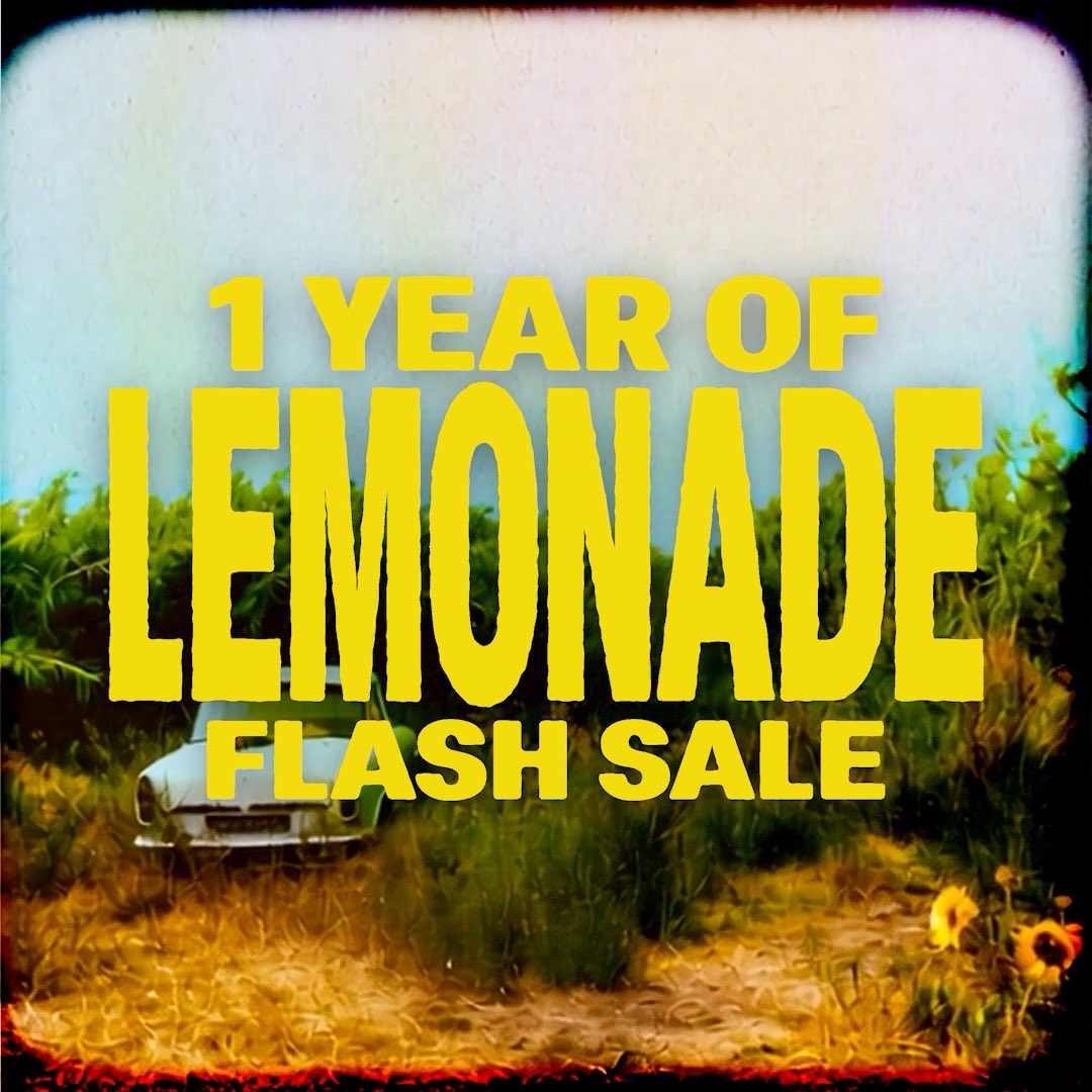 #1yearofLemonade flash sale! 48 hours only