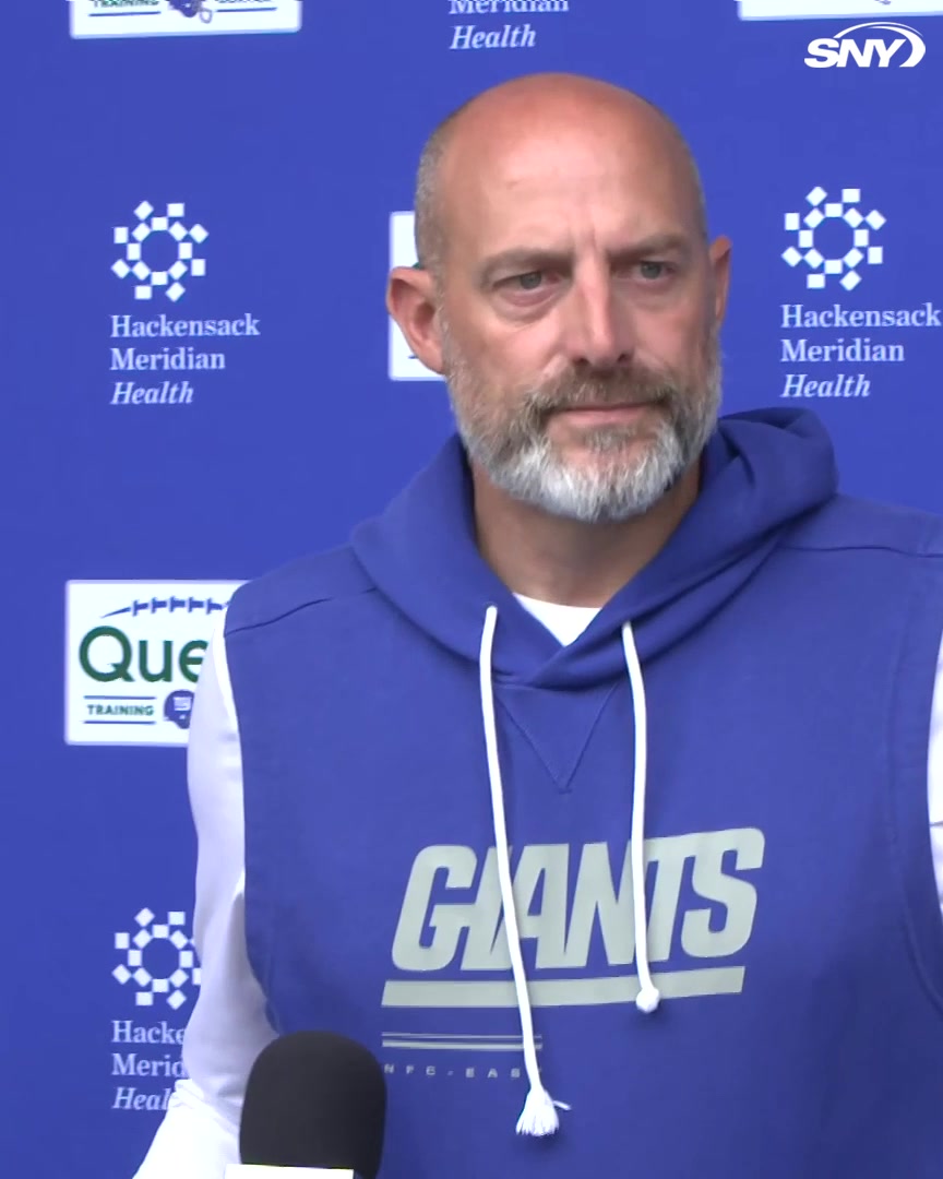 Matt Nagy has liked what he's seen so far from J.J. McCarthy with the Giants: "He's done a great job, we're impressed"