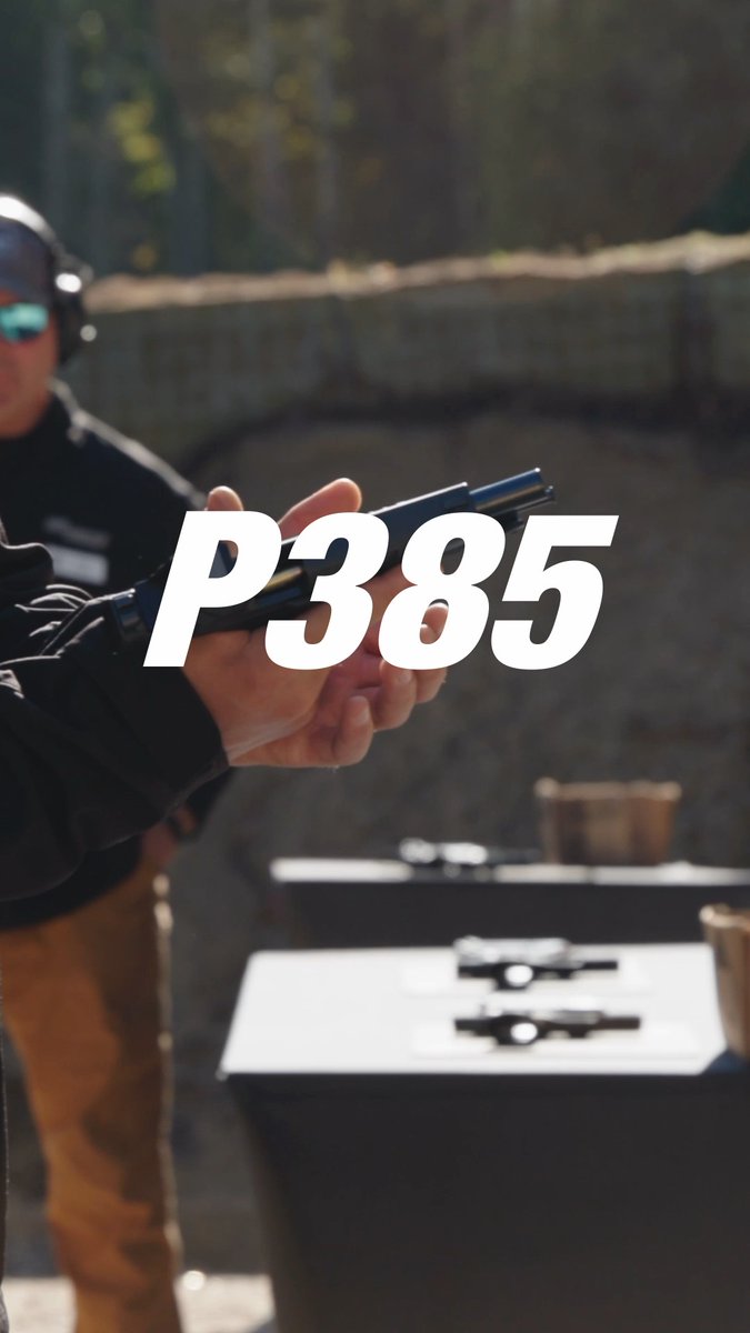 A new era of striker-fired performance starts here. Meet the P385 family — more options, more versatility, and more ways to make it yours. Coming soon.