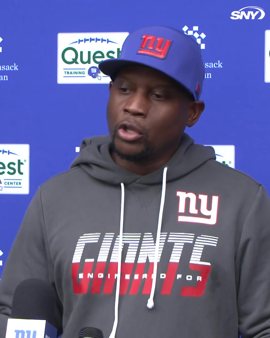 "It's going to come, be patient. When it comes, it just keeps coming - just like interceptions, takeaways. Once you get one, you start to feed off it. It will come, be patient. Maybe the dam breaks this week, you don't know." - Dennard Wilson on the Giants' defense