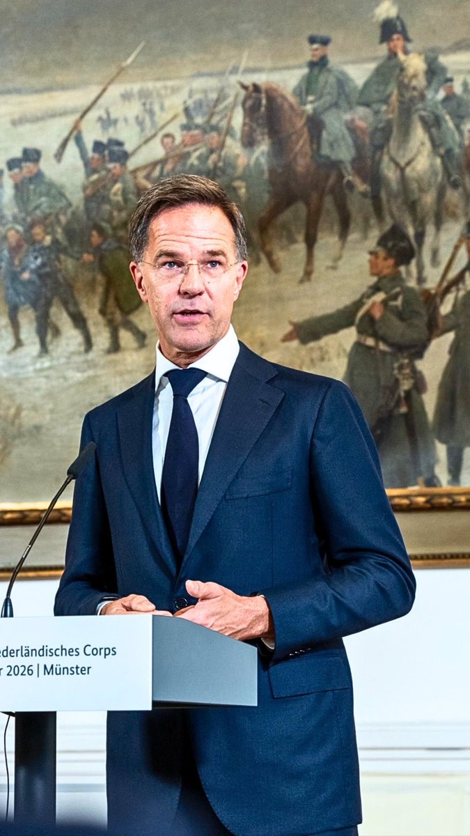 ❝The First German-Netherlands Corps carries responsibility for commanding NATO forces in defence of Estonia and Latvia. [..] A stronger Europe in a stronger NATO.❞ — Mark Rutte Mark Rutte visits Münster 🇩🇪