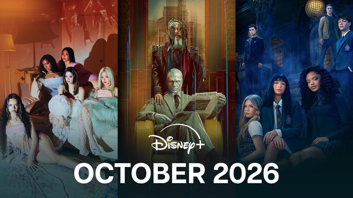 No tricks here! Just your October watchlist, all coming to Disney+ this month.