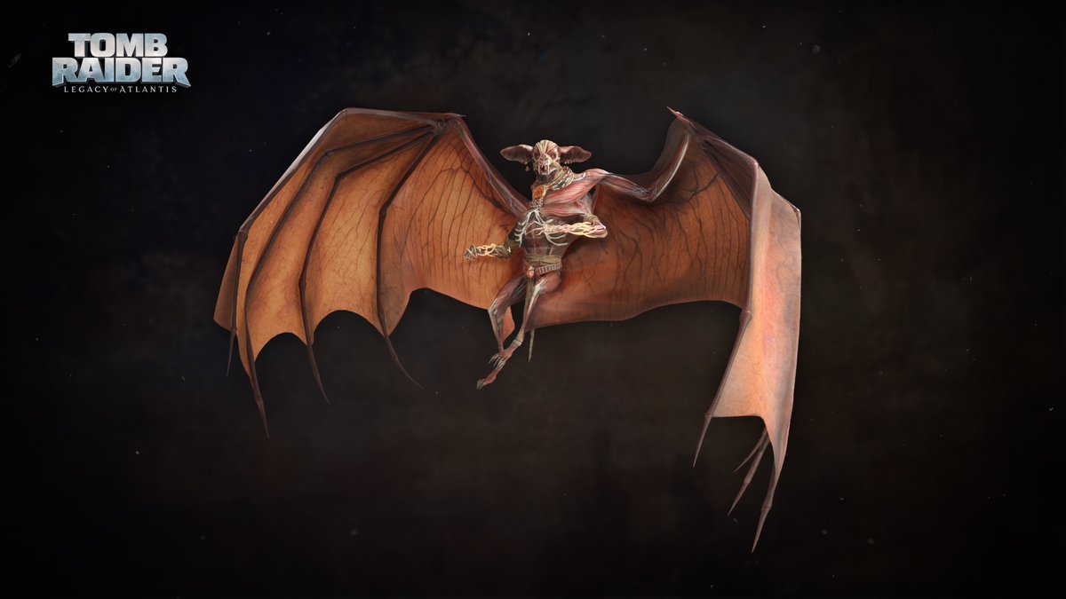 Tuck & roll! Watch out for the Winged Atlanteans while you're exploring Egypt...
