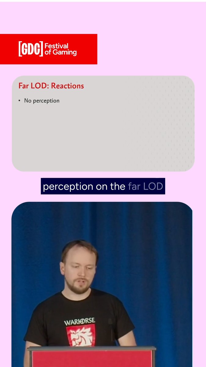 How did the team behind KCD2 handle things like crime perception at far LOD vs middle LOD? Check out today's #GDCRewind to find out and then watch the full session only on GDC Vault. Session | Supporting Thousands of NPCs in 'Kingdom Come: Deliverance' & 'Kingdom Come: Deliverance II'