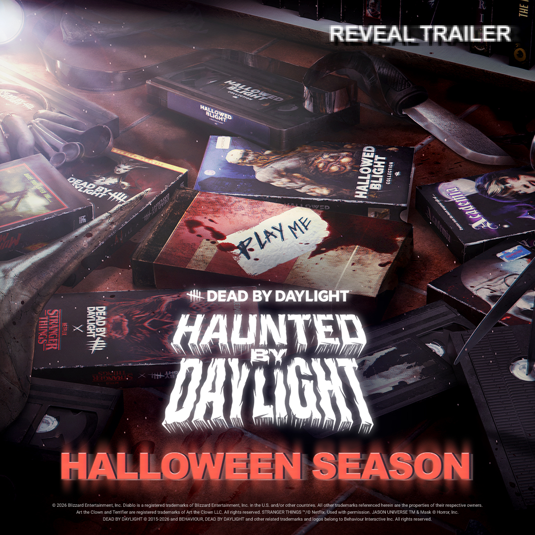 Do you like scary movies? Press play on a new lineup of horrors coming to Dead by Daylight this Halloween. Enjoy our October of Horror.