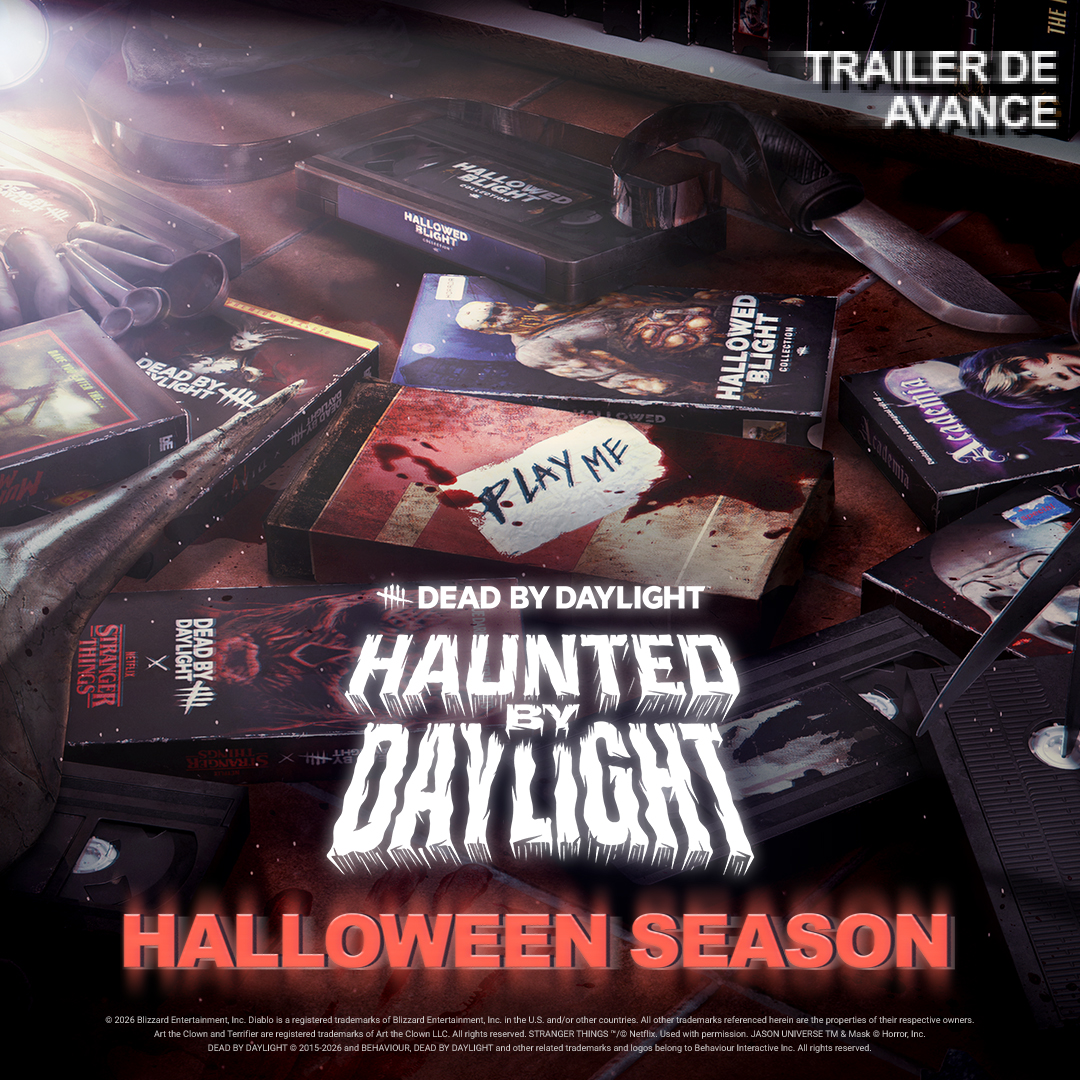 ¿Te gusta las películas de terror? Dale play a la nueva selección de horrores que llegará a Dead by Daylight este Halloween. Disfruta nuestro Octubre de Terror.