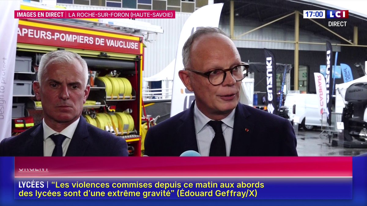 🔴 Blocage des lycées 🗣️ "Ce qu'ils nous préparent c'est l'affrontement généralisé. Nous voyons à l’œuvre ce que ceux qui ont théorisé la conflictualisation permanente sont en mesure de produire sur le territoire national" : Édouard Philippe sur La France insoumise