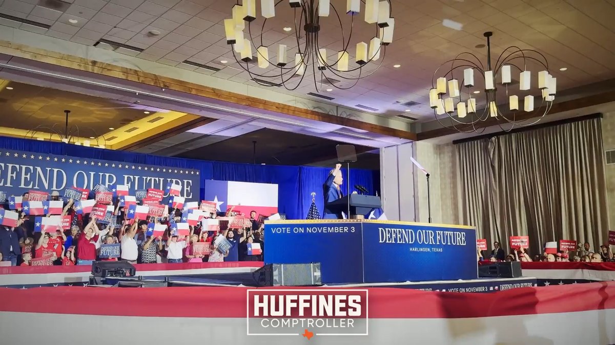 Great to speak at Vice President Vance's rally in Harlingen. This is Texas. We will never bend the knee to no man, to no government, for any reason. God bless Texas, and God bless the USA!