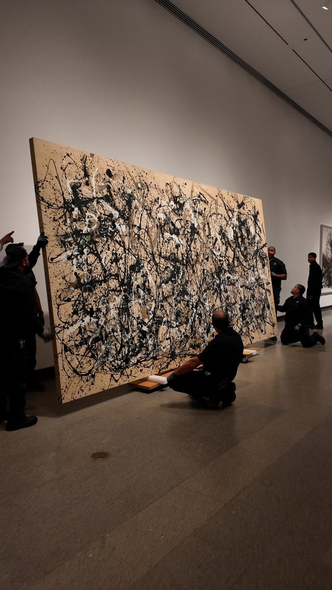 "Autumn Rhythm" is on the move! 🚗 Opening October 4 at The Met, "Krasner and Pollock: Past Continuous" is the first major New York presentation devoted to either artist in more than 20 years. Featuring over 120 works including "Autumn Rhythm: Number 30, 1950," it is the first exhibition to look at the full arc of their careers together. 💡 Learn more and plan your visit →