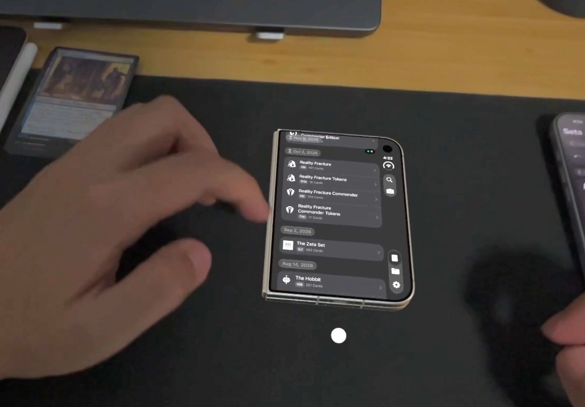 Shoutout to this developer, who built a fully functional AR iPhone Duo simulator you can explore and interact with on Apple Vision Pro. Stuff like this shows just how underrated this device is.