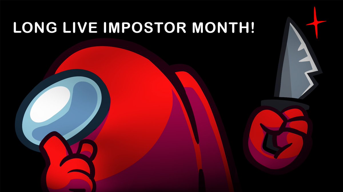 CREWMATE SEASON IS OVER 🔪 this October, Impostors are taking over Among Us with: 🕸️ spooky Map decor 🎃 Halloween cosmetics 🤫 a secret hat drop 👀 & more ways to mess with the game LONG LIVE, IMPOSTOR MONTH 😈 happy sabotaging!