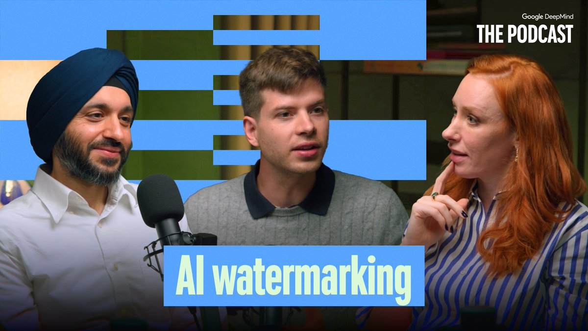 When AI-generated content has become so realistic, how do we verify what's made by human, machine, or nature? We explore the vital role of provenance – and how imperceptible watermarking can safeguard both digital media and biological designs – on our podcast. ↓ Timecodes: 00:00 Introduction 00:34 What is a watermark? 04:35 SynthID 15:16 Images and video 19:28 SynthID Bio 28:00 Future of resilience