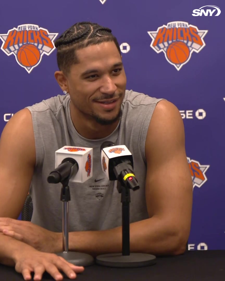 "It's not the prettiest to look at. I would love to have a straight finger. But it works." - Josh Hart