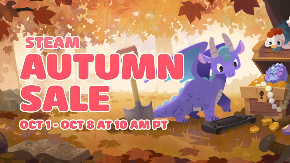 It's fall, y'all! At least up here in the northern hemisphere - as the temperatures drop and the leaves turn crispy, what better way to celebrate than with discounts on tons of games? Live now until October 8th, discounts galore on games of all types!