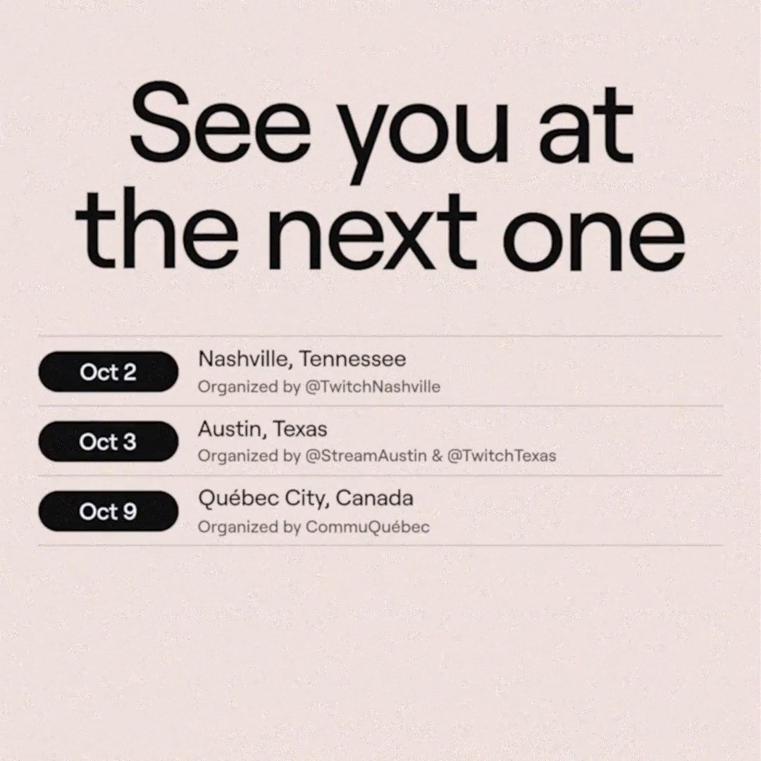 Community MeetUps are here!! Can't wait to see you there chat. RSVP at
