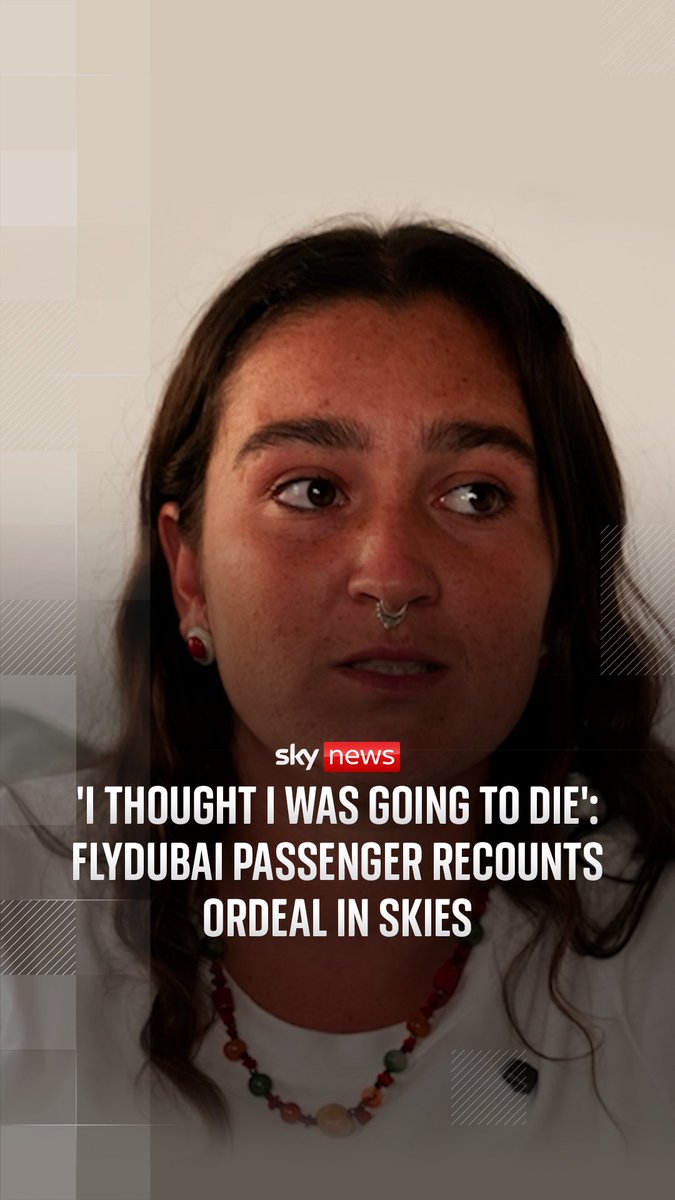 Sky News speaks to a Flydubai passenger after a pilot was stabbed during the flight Miriam Ochayon was travelling back to Israel for the October 7th memorial. No motive has been determined for the near-disaster on the Flydubai flight from Dubai to Tel Aviv alex rossi