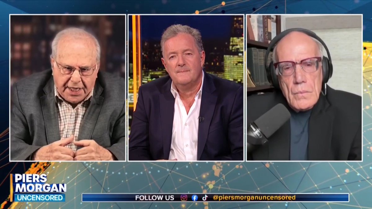 "Maybe if you were a little more educated, you'd learn it!" Watch more of Richard Wolff and Victor Davis-Hanson's debate on global economics👇 📺 Piers Morgan | Victor Davis Hanson | Richard D. Wolff