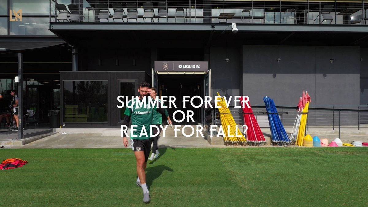 The team has spoken: Summer or Fall? ☀️🍂 #LAFC | ZellePay